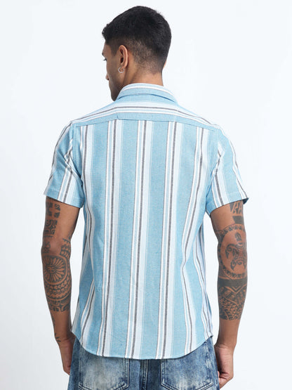 Mocklino Stripes blue Shirt