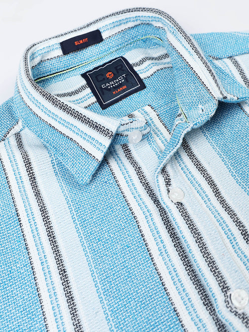 Mocklino Stripes blue Shirt