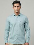 100% Cotton Twill green Shirt