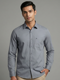 100% Cotton Twill grey Shirt