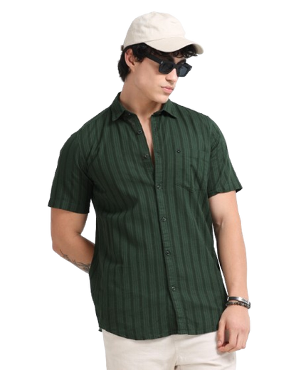 Stripes Green Shirt