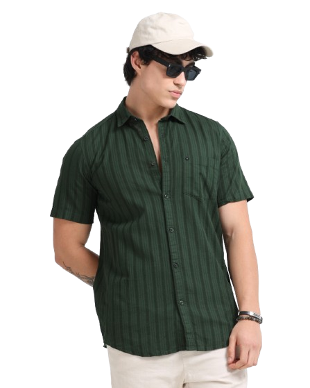 Stripes Green Shirt