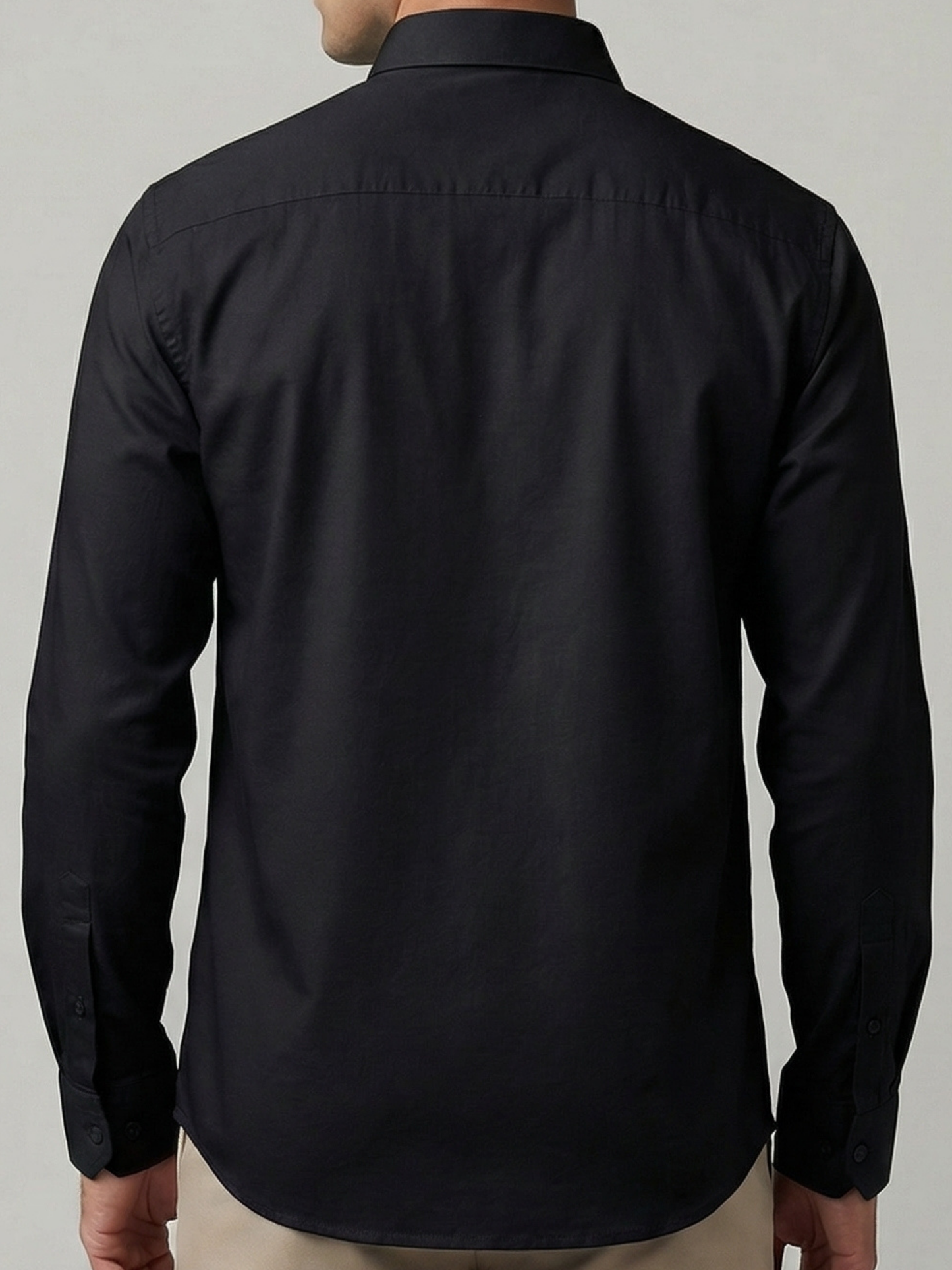 100% Cotton Twill black Shirt