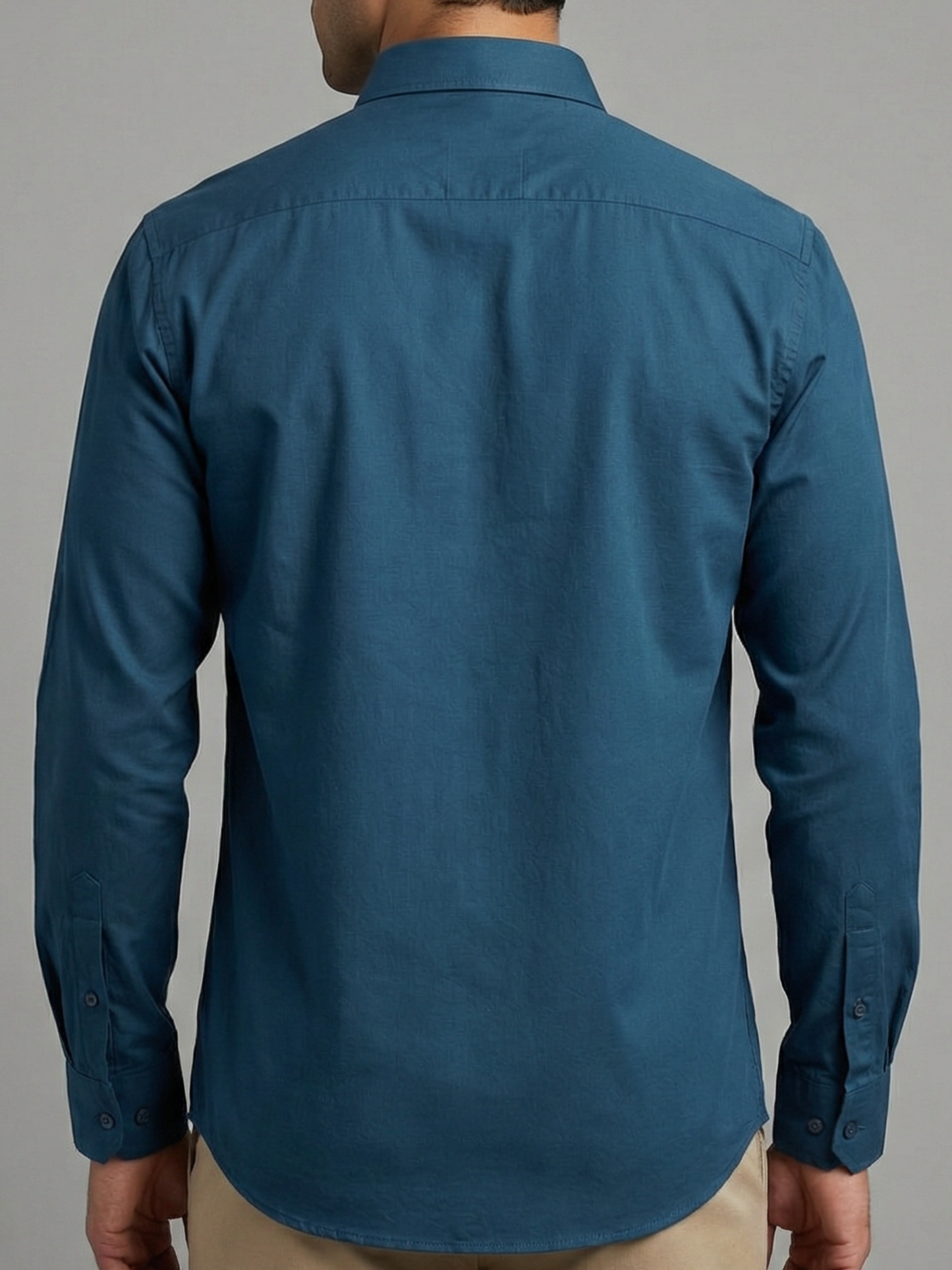 100% Cotton Twill blue Shirt
