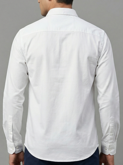 100% Cotton Twill white Shirt