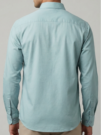 100% Cotton Twill green Shirt