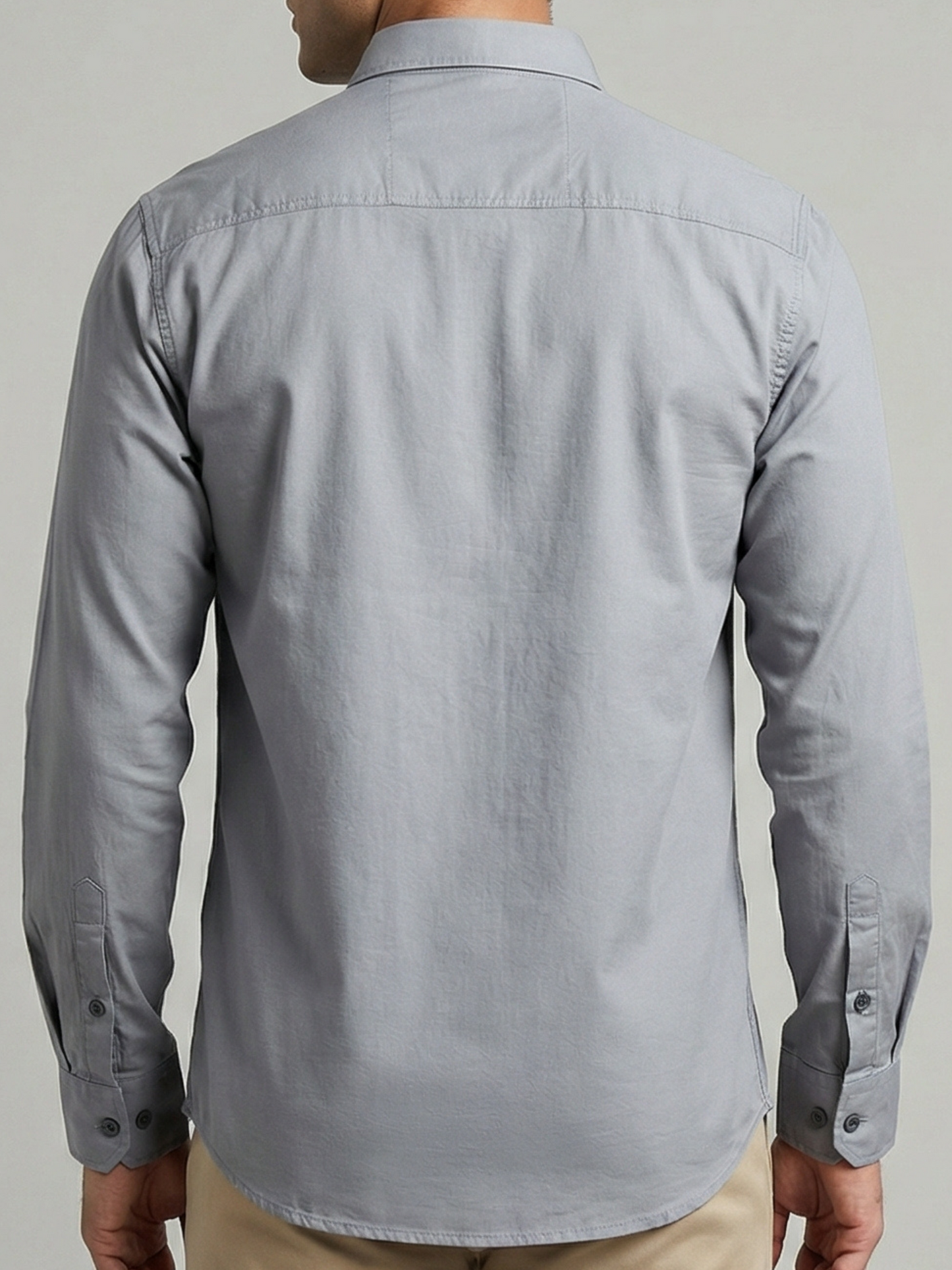 100% Cotton Twill grey Shirt