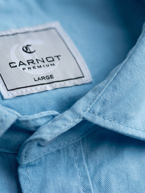 100% Cotton Twill Lightblue Shirt