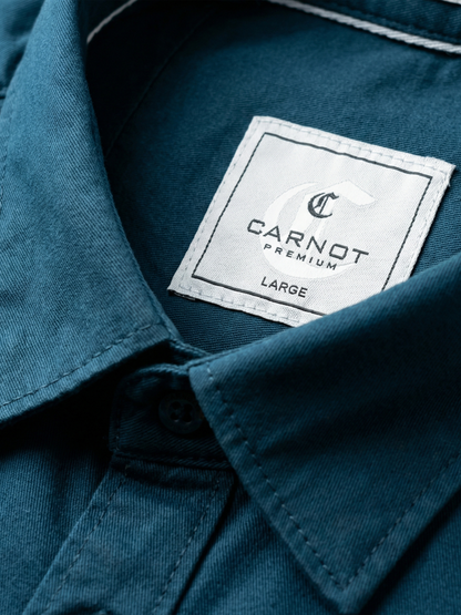 100% Cotton Twill blue Shirt