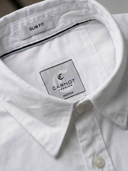 100% Cotton Twill white Shirt