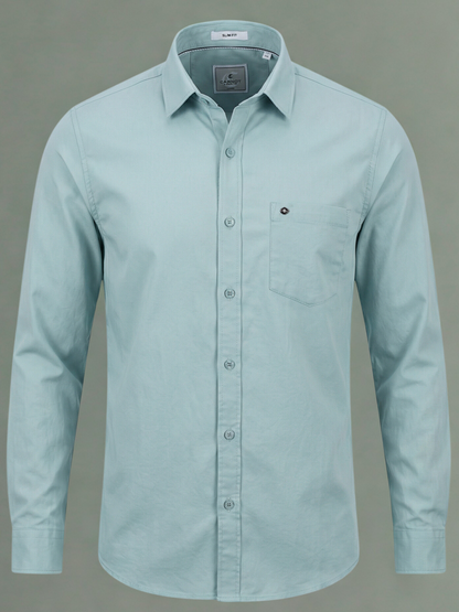 100% Cotton Twill green Shirt