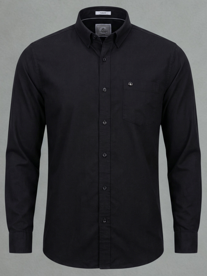 100% Cotton Twill black Shirt