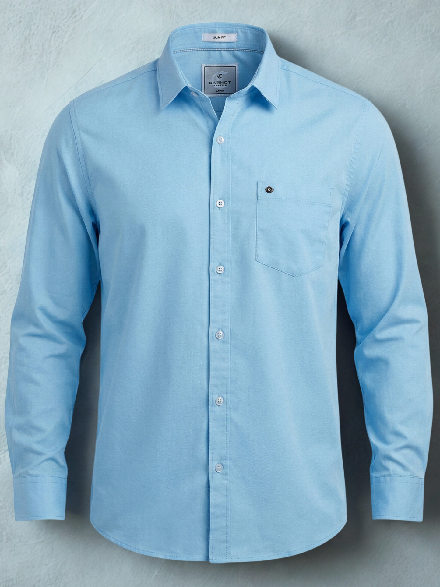 100% Cotton Twill Lightblue Shirt