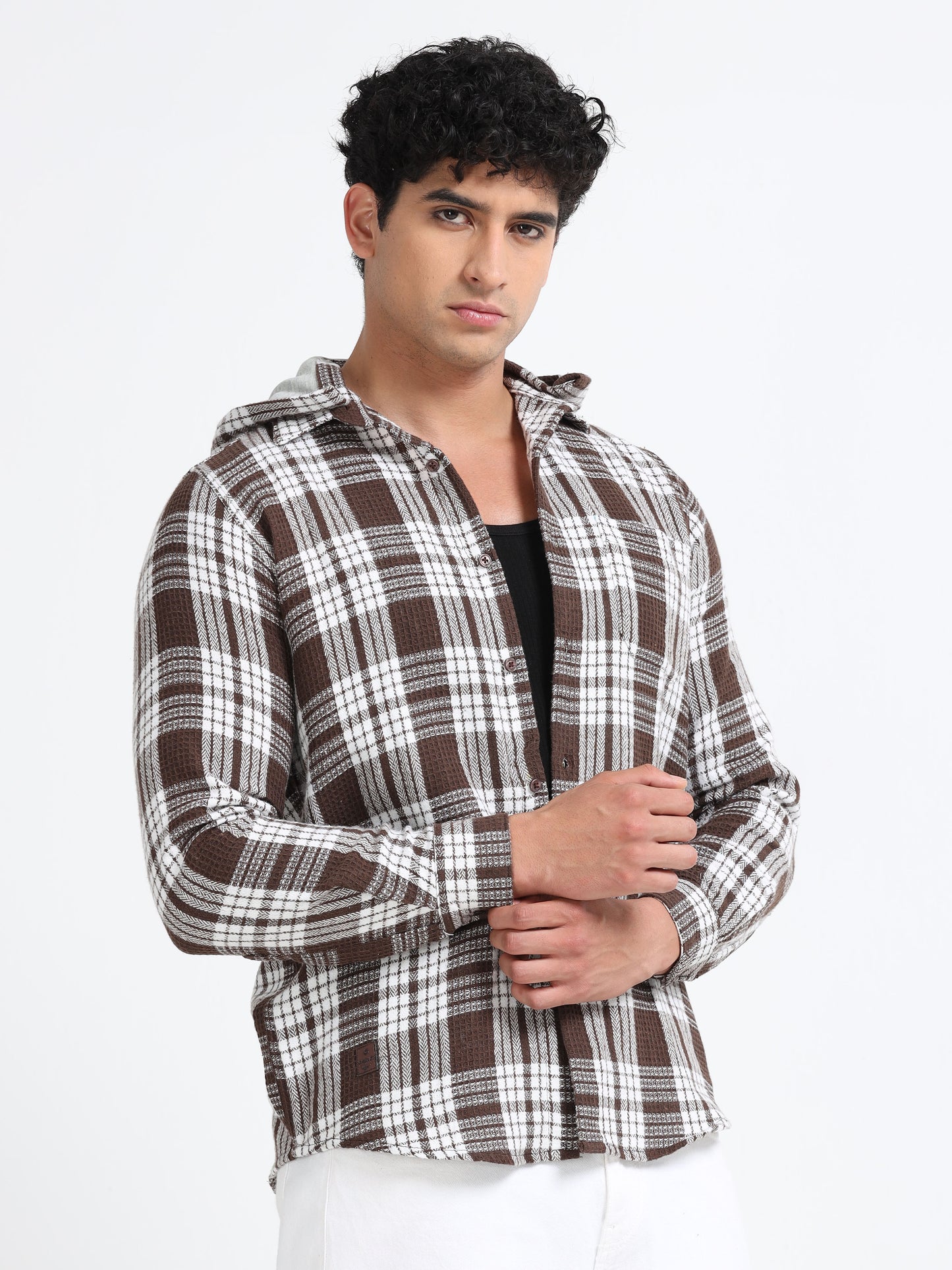 Checks hood Off-white Shirt