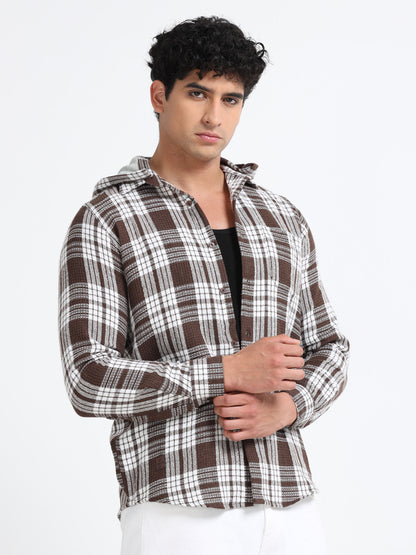 Checks hood Off-white Shirt