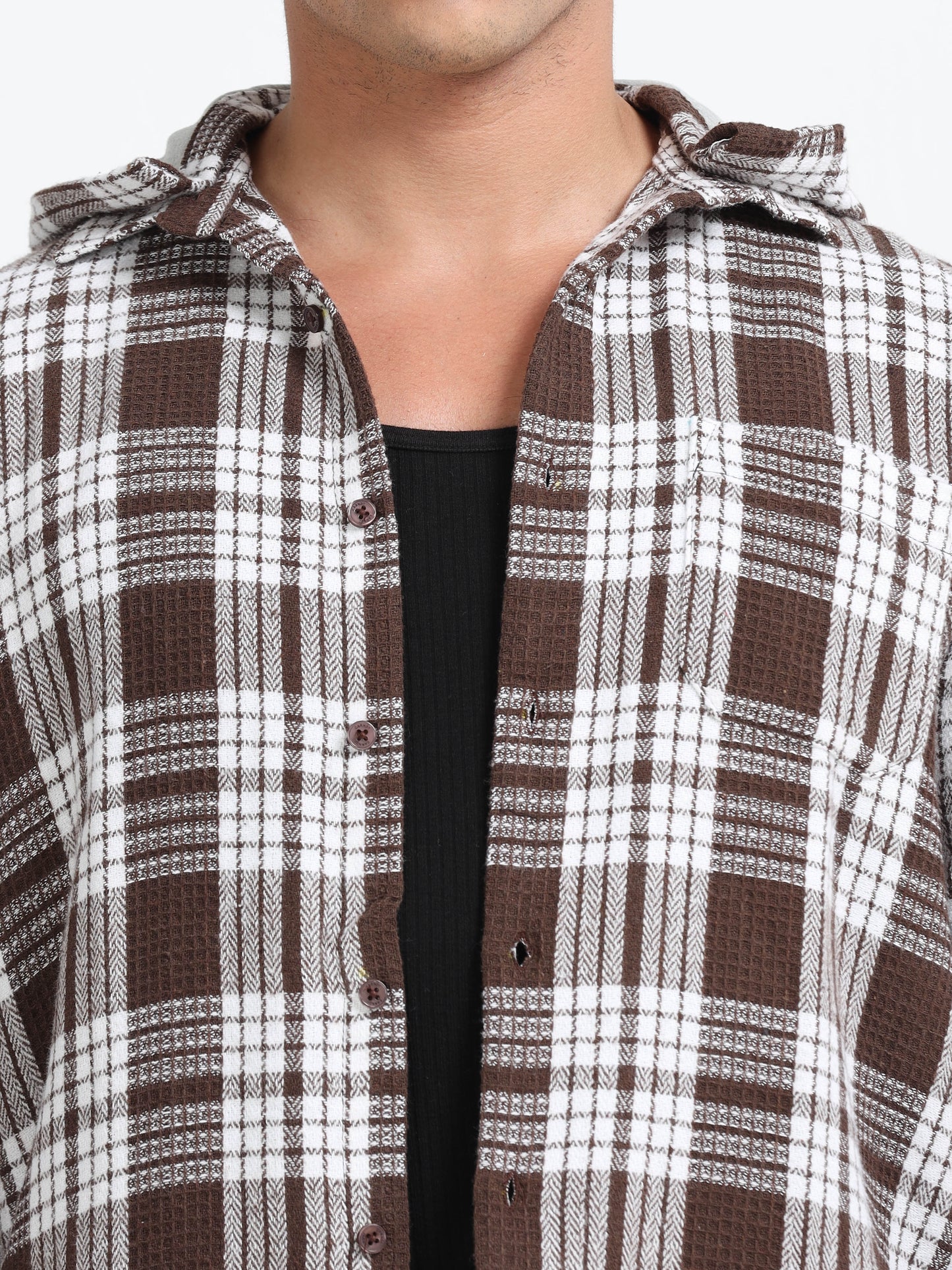 Checks hood Off-white Shirt
