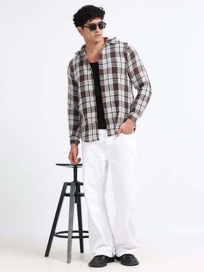 Checks hood Off-white Shirt