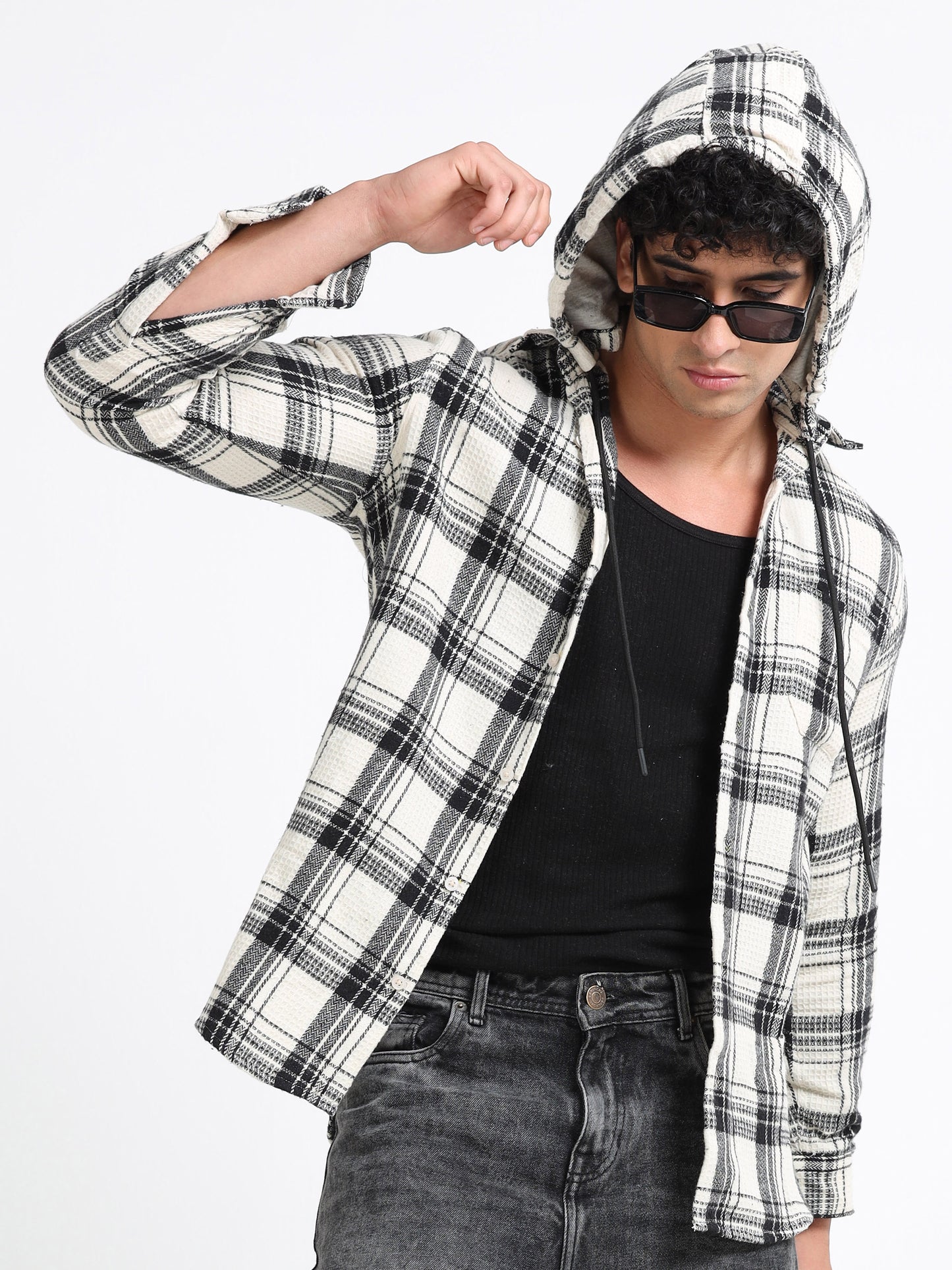 Stripes hood Off-white Shirt