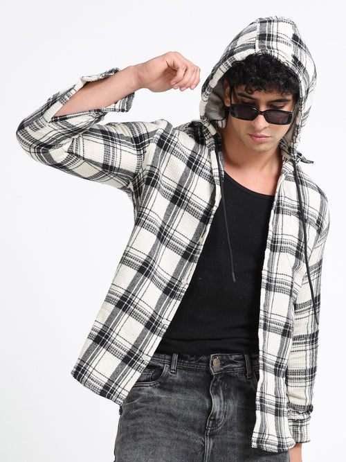 Stripes hood Off-white Shirt