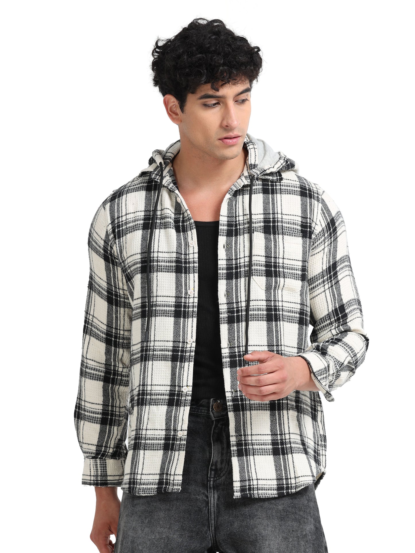 Stripes hood Off-white Shirt