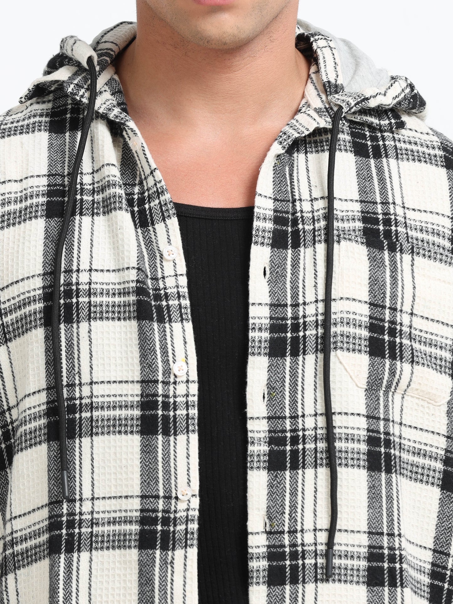 Stripes hood Off-white Shirt