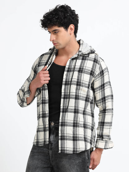 Stripes hood Off-white Shirt