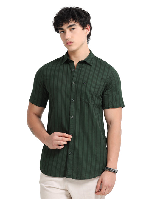 Stripes Green Shirt