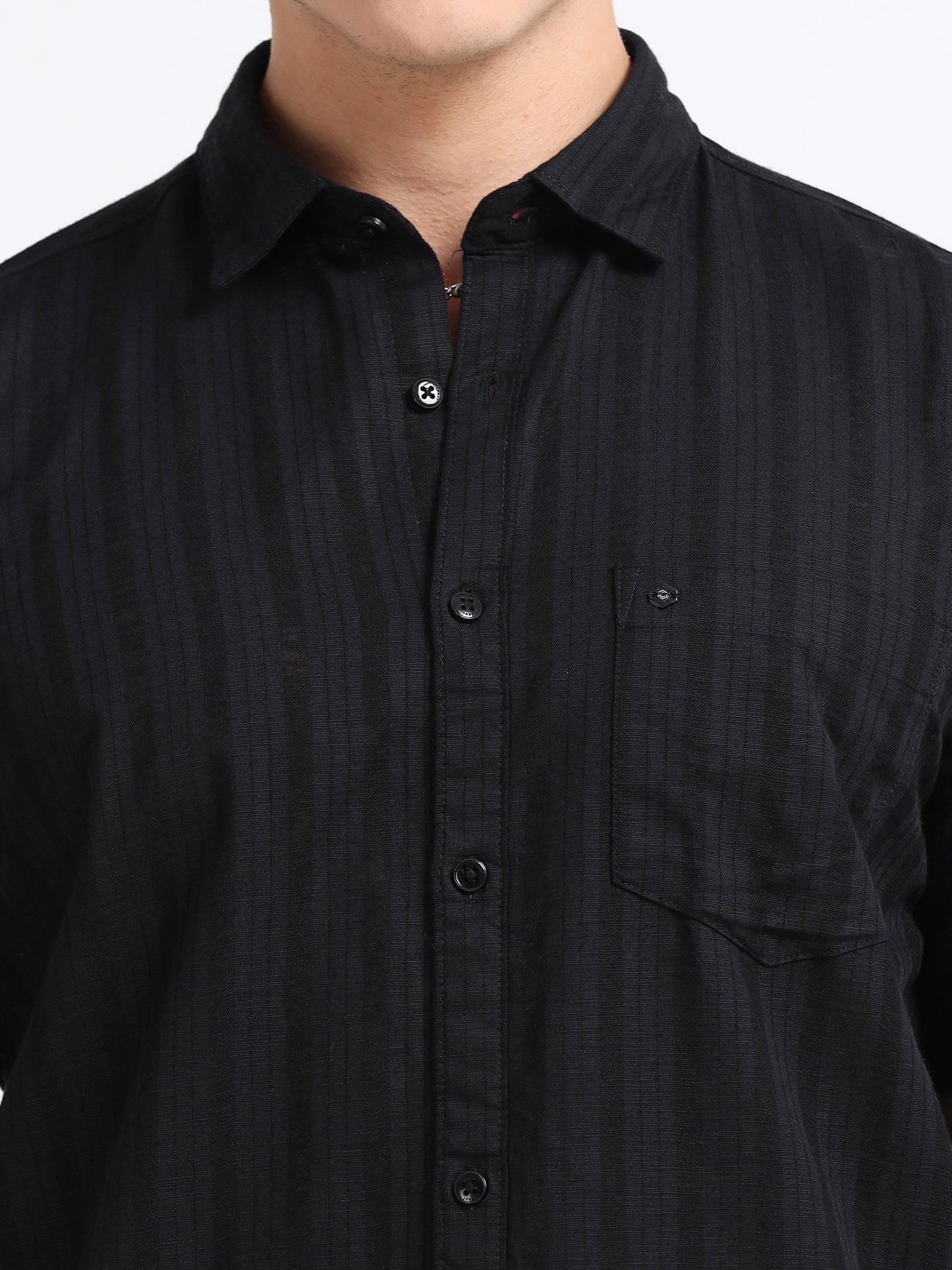 Stripes Black Shirt