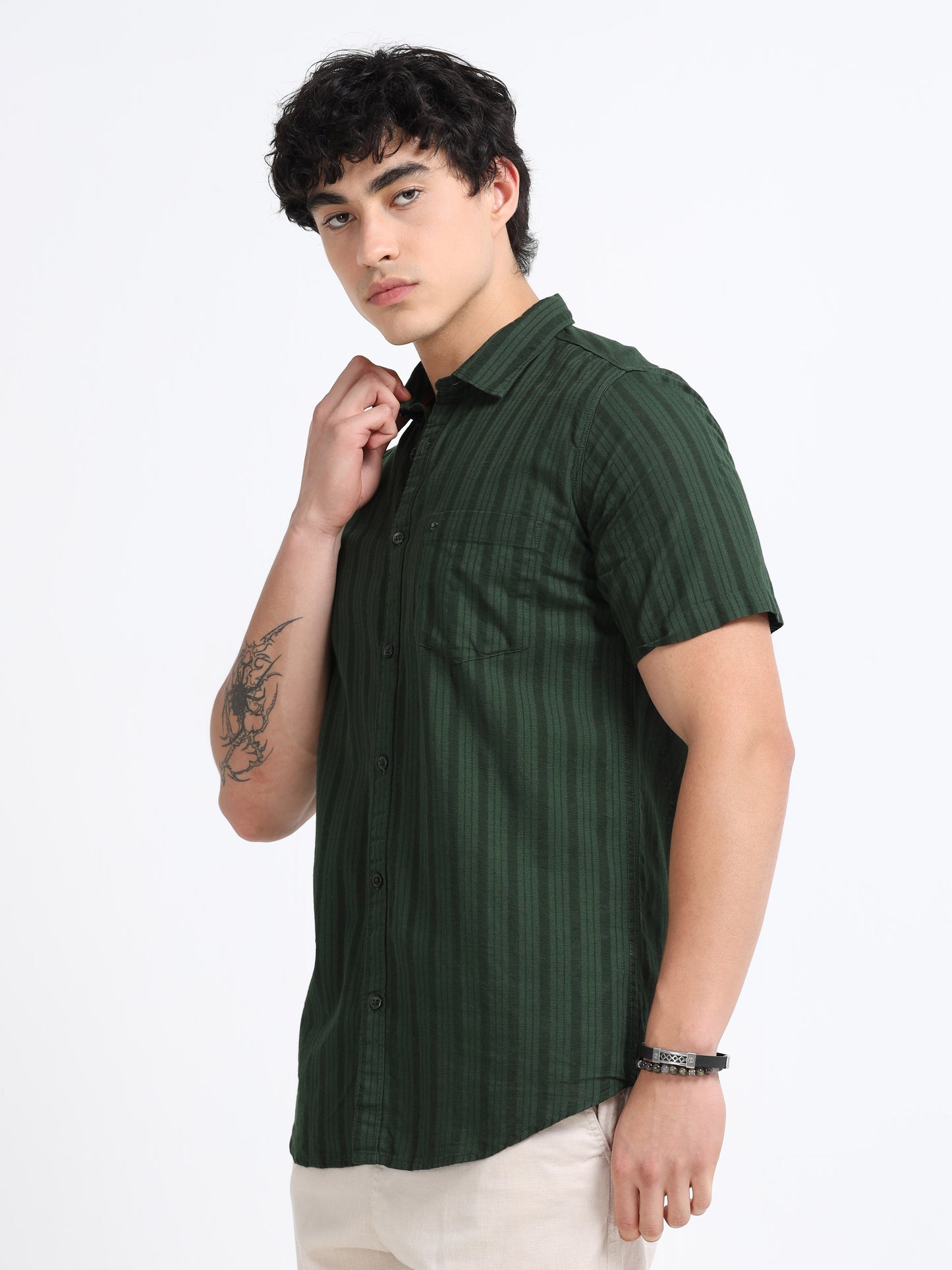 Stripes Green Shirt
