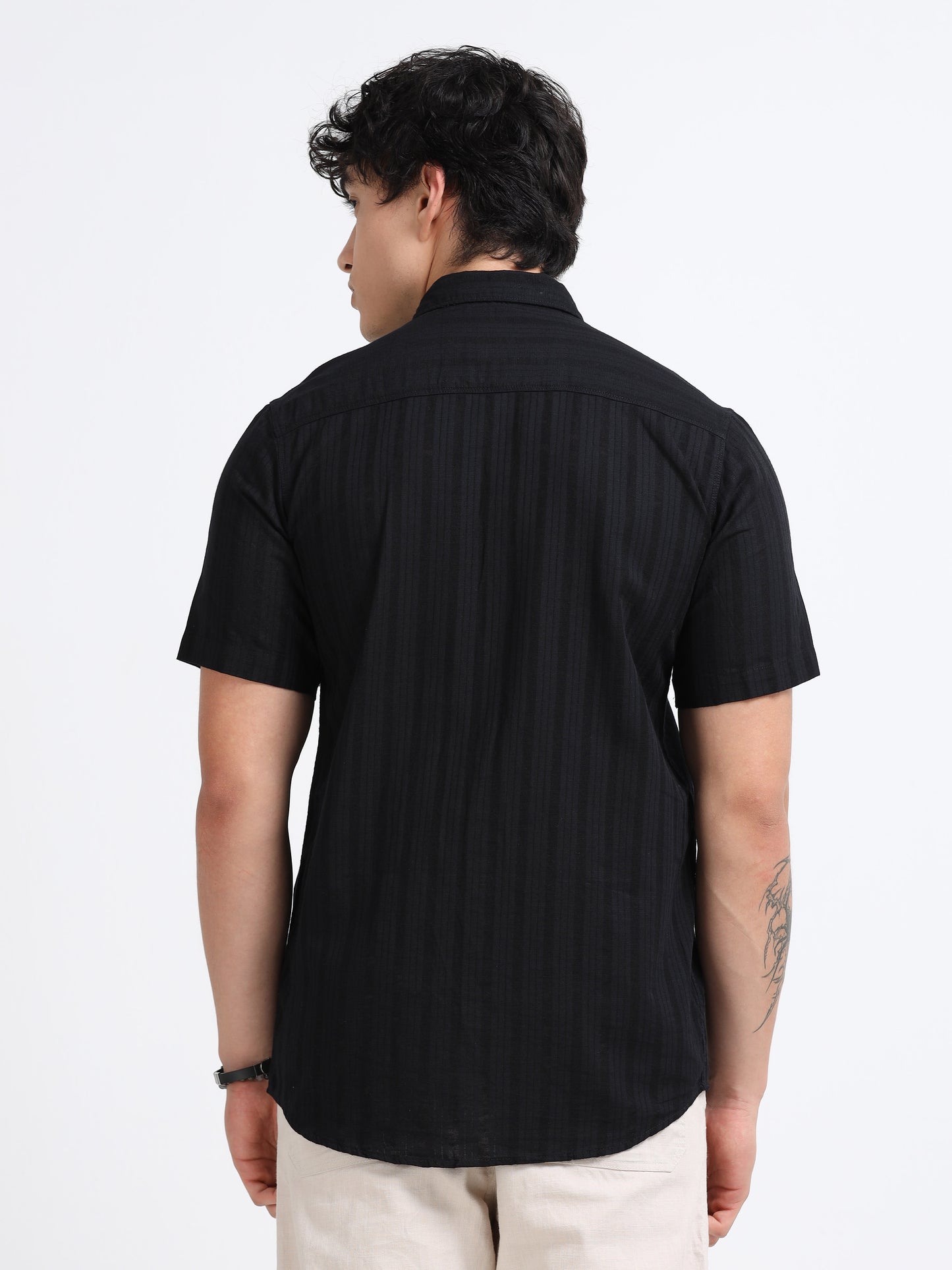 Stripes Black Shirt