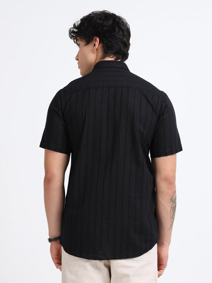 Stripes Black Shirt