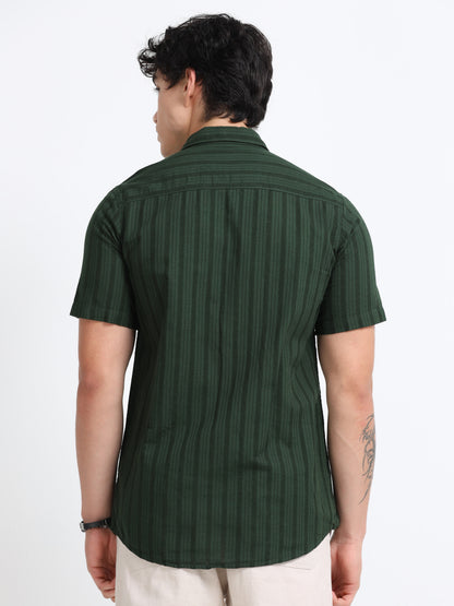 Stripes Green Shirt