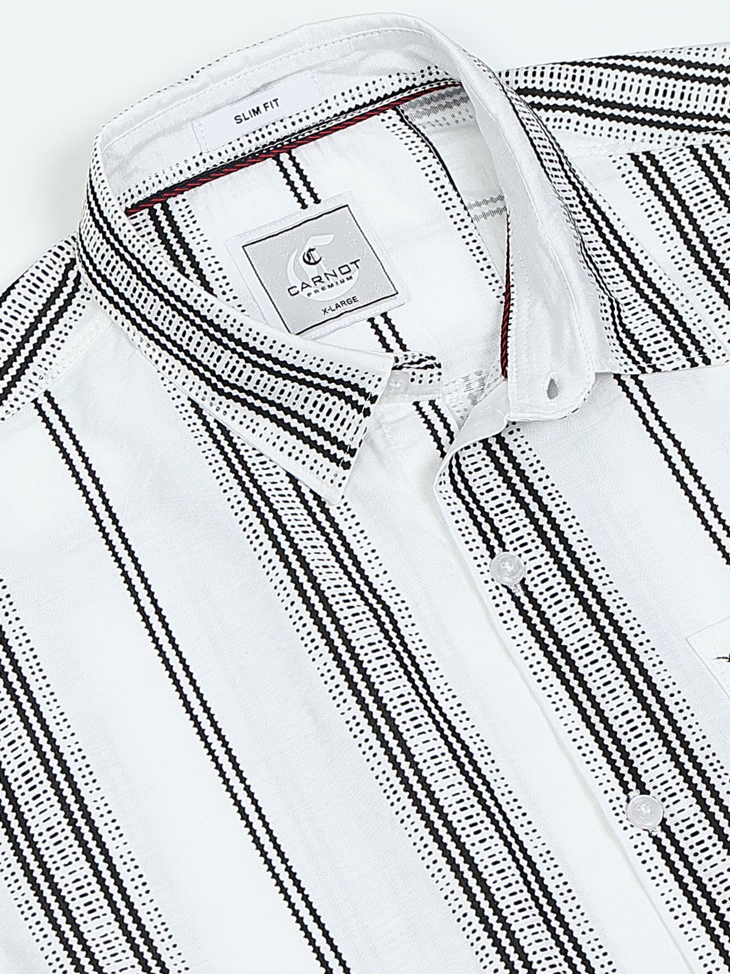 Lycra stripes polo black Shirt