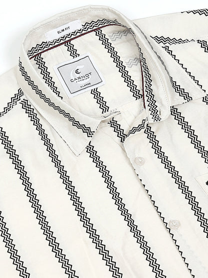 Lycra stripes polo black Shirt