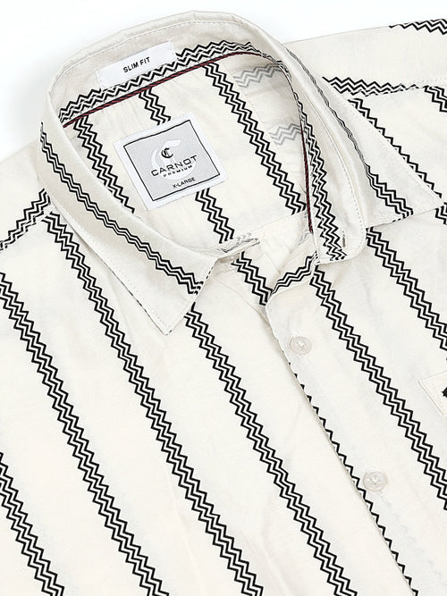 Lycra stripes polo black Shirt